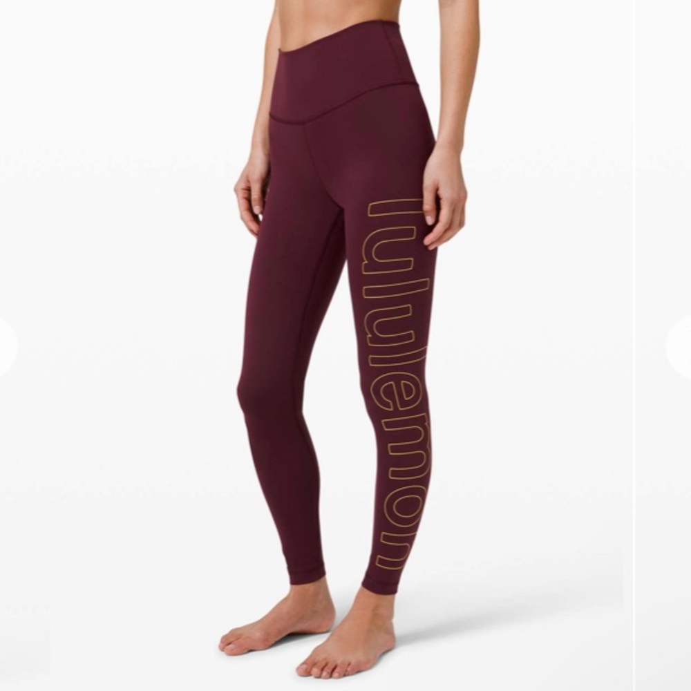 Rare red Lululemon leggings